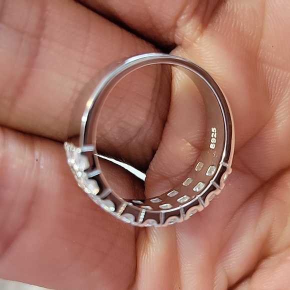 3CT moissanite diamond ring with 925 silver size 8 - Picture 7 of 7